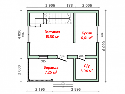 каркасный дом проект кд-236